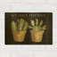 «We Stick Together Cactus» par Cindy Jacobs, art mural en métal doré, 16 po x 12 po-1718841406