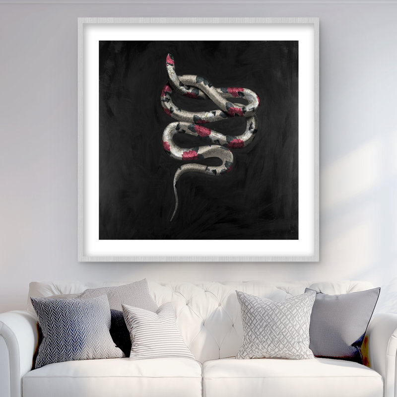Fleurs de serpent - décor de chambre à coucher moderne