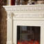 Foyer électrique blanc en bois massif-1534882805