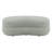 Modern Wave-Inspired Upholstered Ottoman-532578970