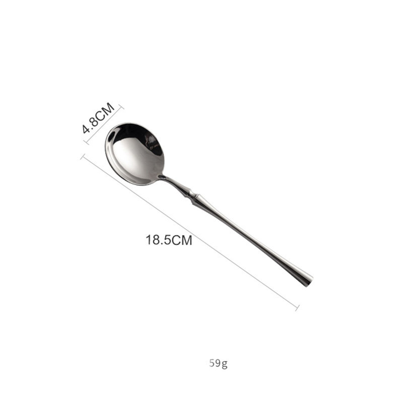 Ensemble de couverts en acier inoxydable House of Hampton® Grifin - Service pour 4, Argenté miroitant