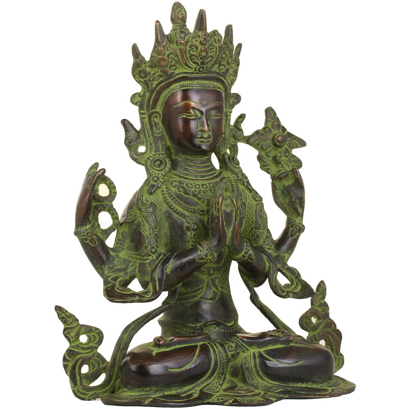 Statue à quatre bras Avalokiteshvara