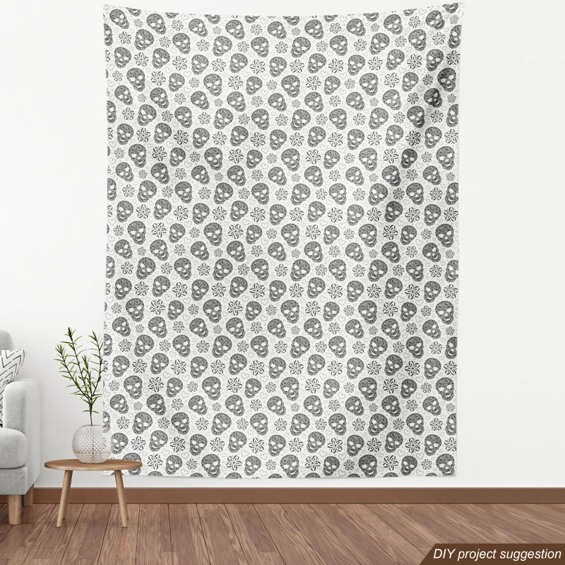 Tissu crâne, l 58 po x L 108 po