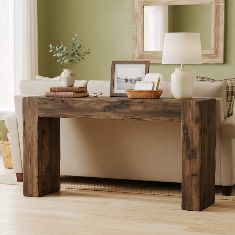 Console Arhab, Marron foncé