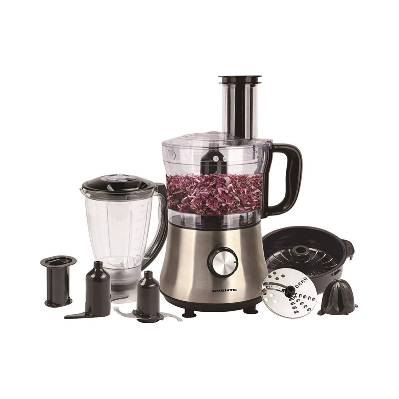Ovente 2 Speed Blender Food Processor Combo