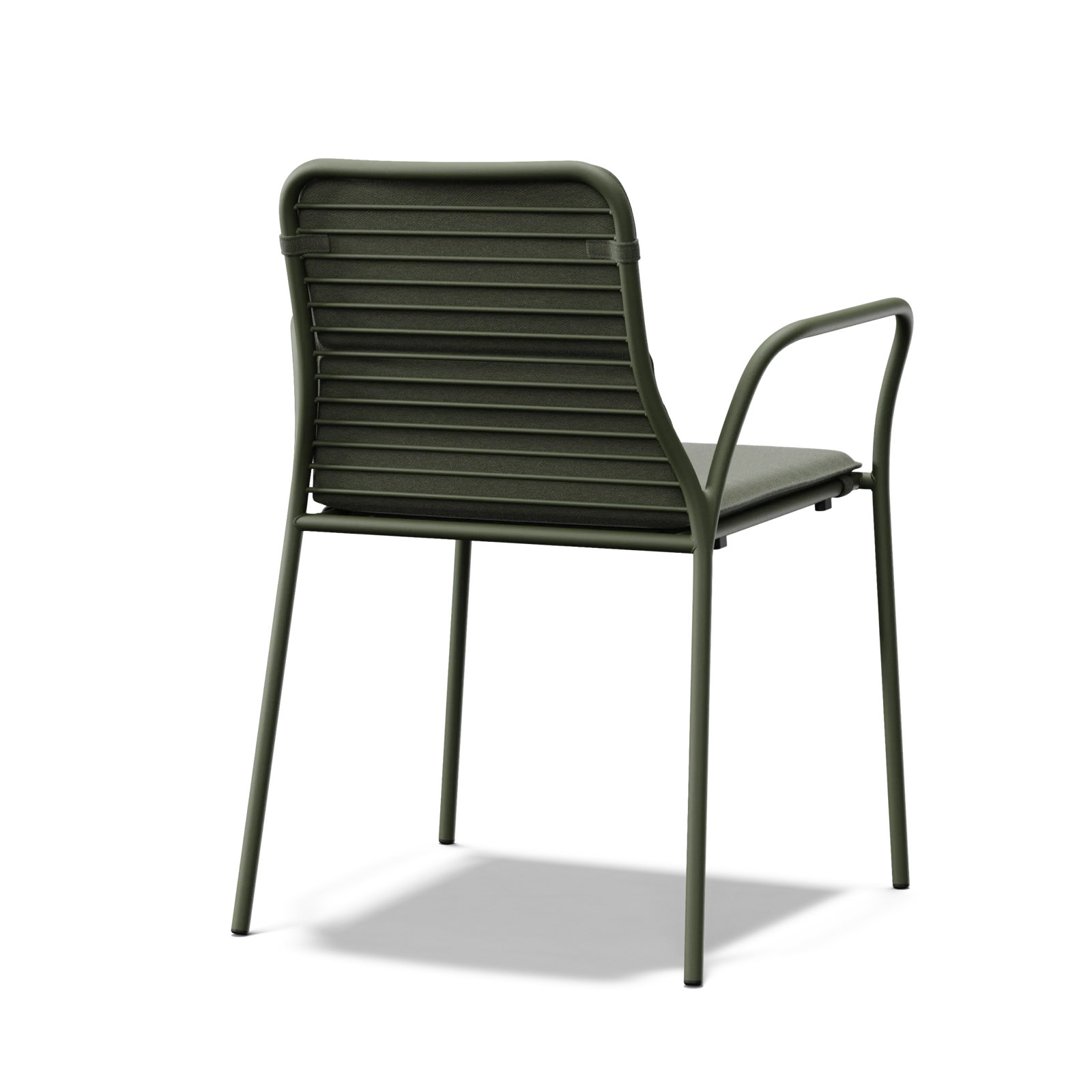 XY Premium All-Weather Wicker Outdoor Dining Chair, Olive