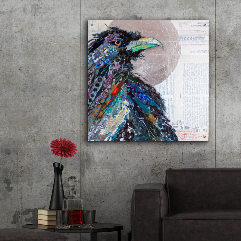 «Raven 3» par St. Hilaire Elizabeth, H 36 po x l 36 po x P 0,2 po