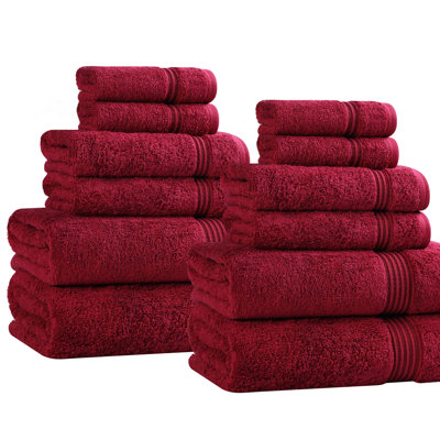 Guadlupe 12-Piece Egyptian Cotton Towel Set