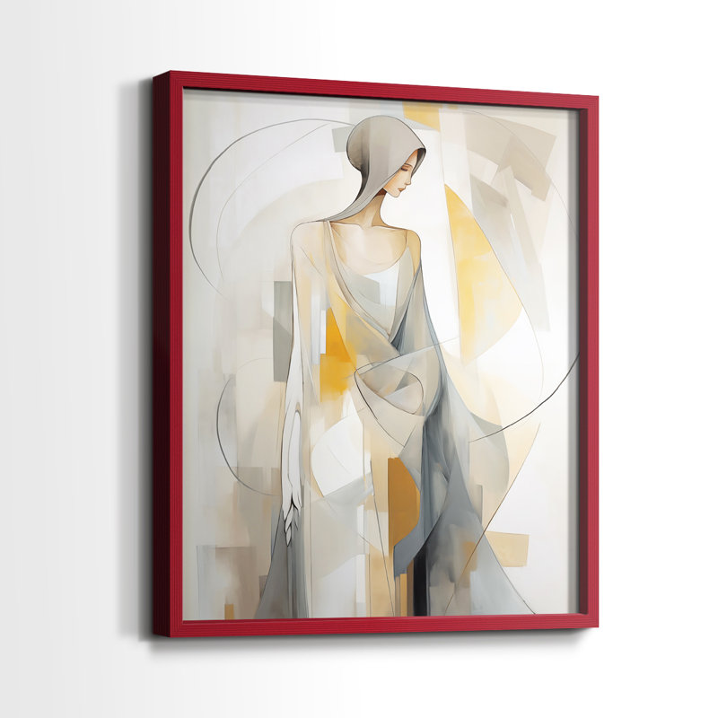 WOMEN Series CXLV III - reproduction encadrée de qualité supérieure - prête à être accrochée - aucun clou requis