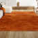 Antto Solid Low-Pile Orange Rug