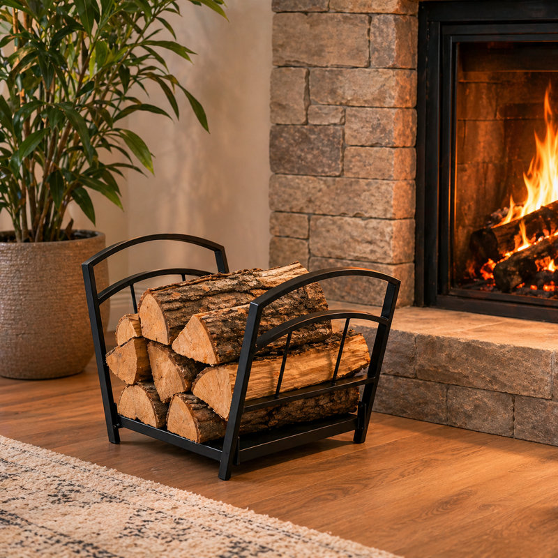 Black log rack