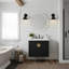 Meuble-lavabo mural 24 po