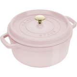 Staub Cast Iron 4-Qt Round Dutch Oven - Peony Pink