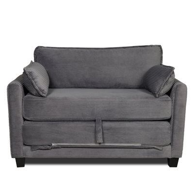 51" Wide Convertible Chair 2-In-1 Pull Out Sleeper Futon Chair Beds