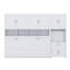 Lit escamotable mural avec placard, tiroirs et bureau Murphy
