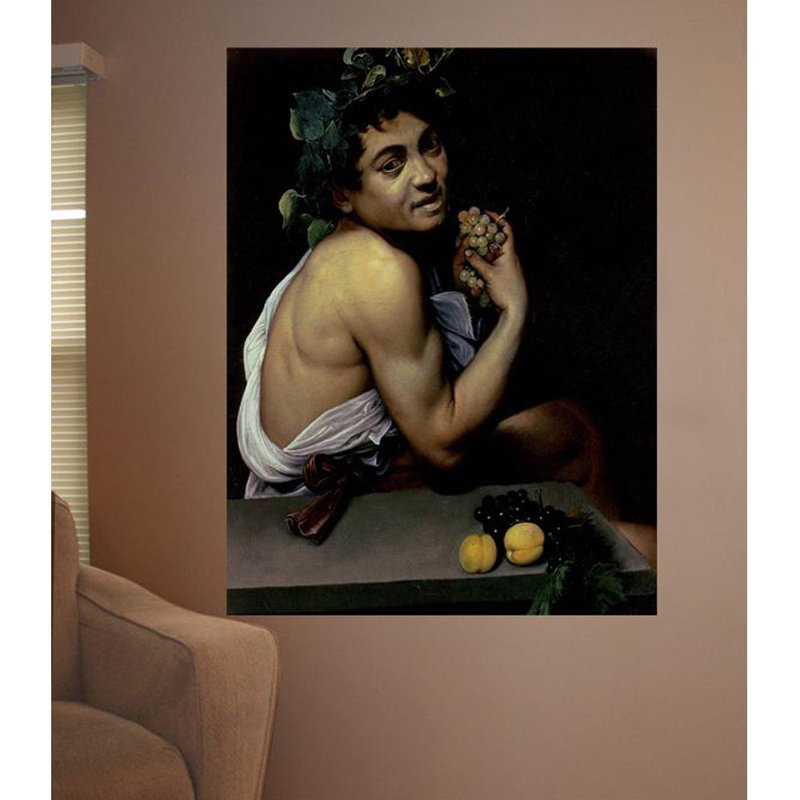 Adhésif décoratif Caravage «The Sick Bacchus» (1591), H 36,5 po x l 48 po