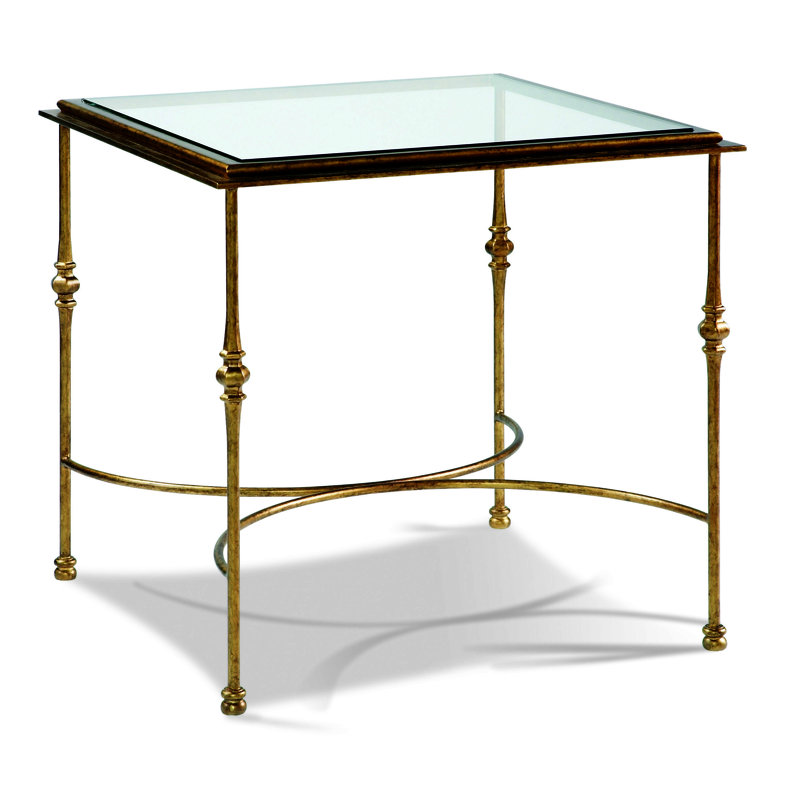 Princeton Glass Top End Table