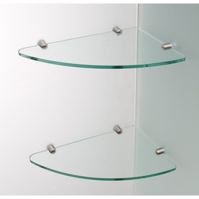 Bromley GS 72" x 72" Stainless Steel Frameless Hinged Shower Enclosure