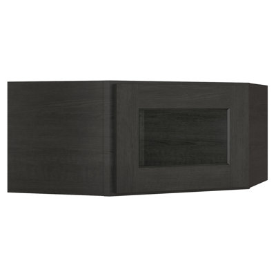 Cozy Design Single Door 12'' H Plywood Diagonal Corner Wall Cabinet Ready-to-Assemble