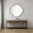 Elegant Black Decorative Mirror, 23.6 x 23.6 Inches | Sturdy MDF Frame, Thickness: 0.8 Inches | Abstract Solid Color Design | Perfect for Home Decor, Living Room, Entryway, and Modern Aesthetics-642571552-642571558