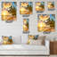Gorgeous Beach of Island Barbados - Horloge murale moderne-1247685350