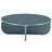 Round Coffee Table, Teal High Gloss