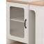 Îlot de cuisine polyvalent avec table de salle à manger extensible et rangement double face, idéal pour les cuisines et les salles à manger modernes