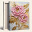 Art mural en toile Gallery Wrap pour le salon, la chambre à coucher, le bureau ou le vestibule - décoration murale décorative avec or rose-129031913-129031915