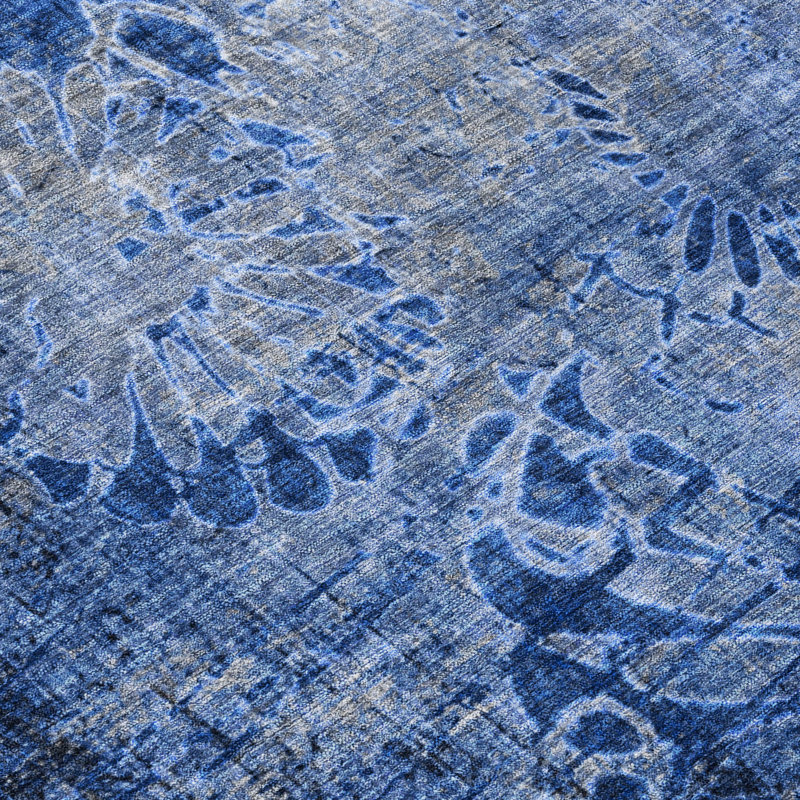 Machine Washable Indoor/Outdoor Derrick ACN2224 Floral Rug, Rectangle 9' x 12'