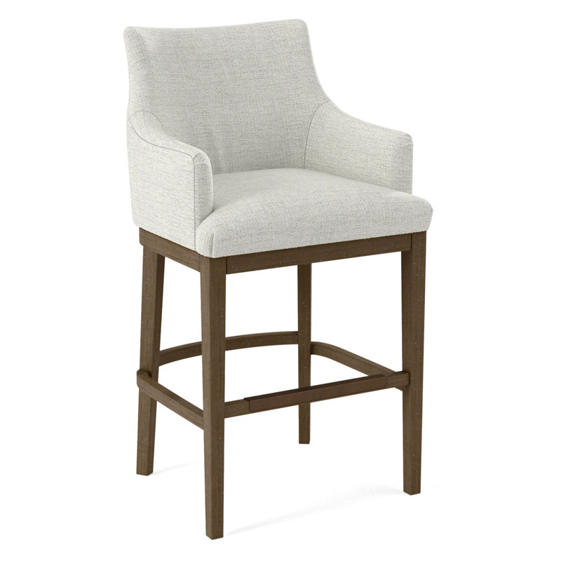 Upholstered Stool, 61703-88, Black
