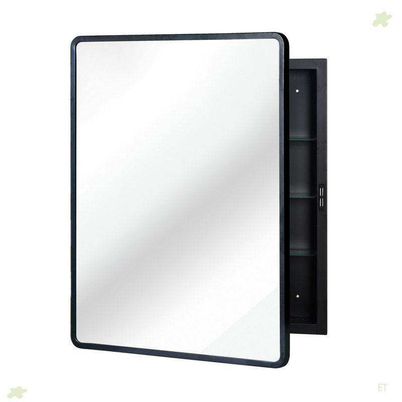 Armoire à miroir murale ou encastrée, H 5,25 po x l 30,13 po x P 23,92 po