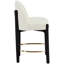 Tabouret de comptoir rembourré en tissu Maud-137995916-137995917