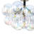 Meyana 6 - Light Cluster Iridescent Glass Ball Bubble Ceiling Light-226041178