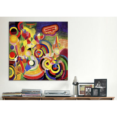 « hommage to bleriot », reproduction d’art sur toile Robert Delaunay