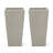 Step2 Tremont Square Tall Tapered Plastic Outdoor Planter-83462864-96917007