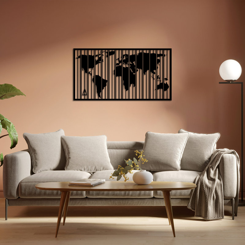 Décoration murale, H 24 po x l 44 po x P 0,59 po
