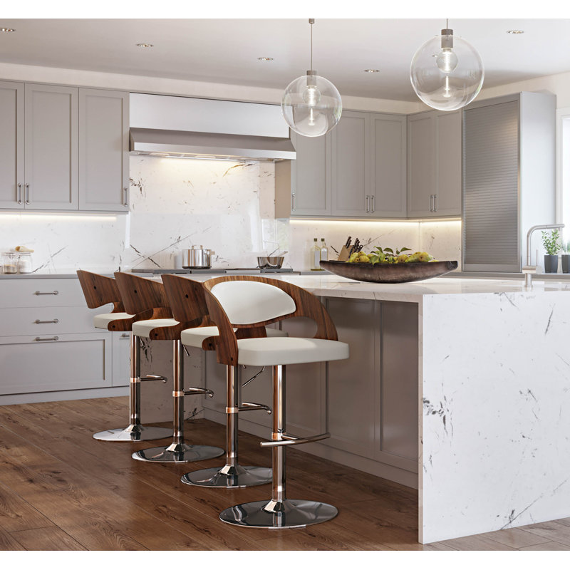 Lakyia Swivel Height Bar Stool