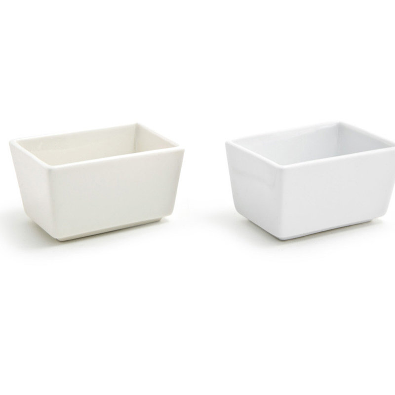 Mod Ceramic Sugar Packet Caddy, Bright White