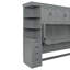 Lit escamotable moderne avec armoire, bureau et bureau-130174045