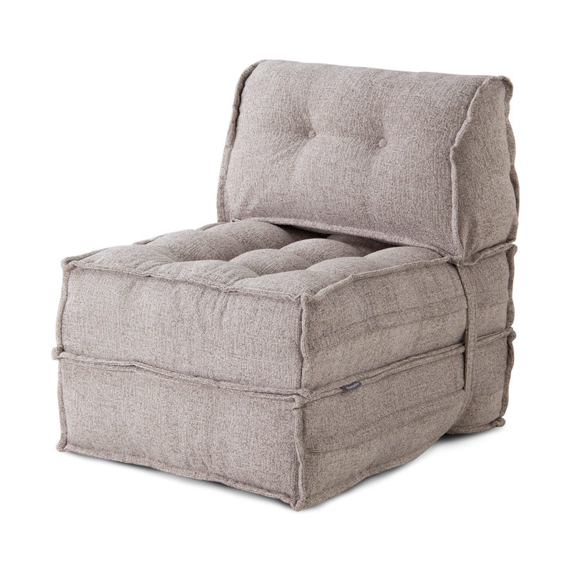 Allinson 65cm Upholstered Futon, Light Brown