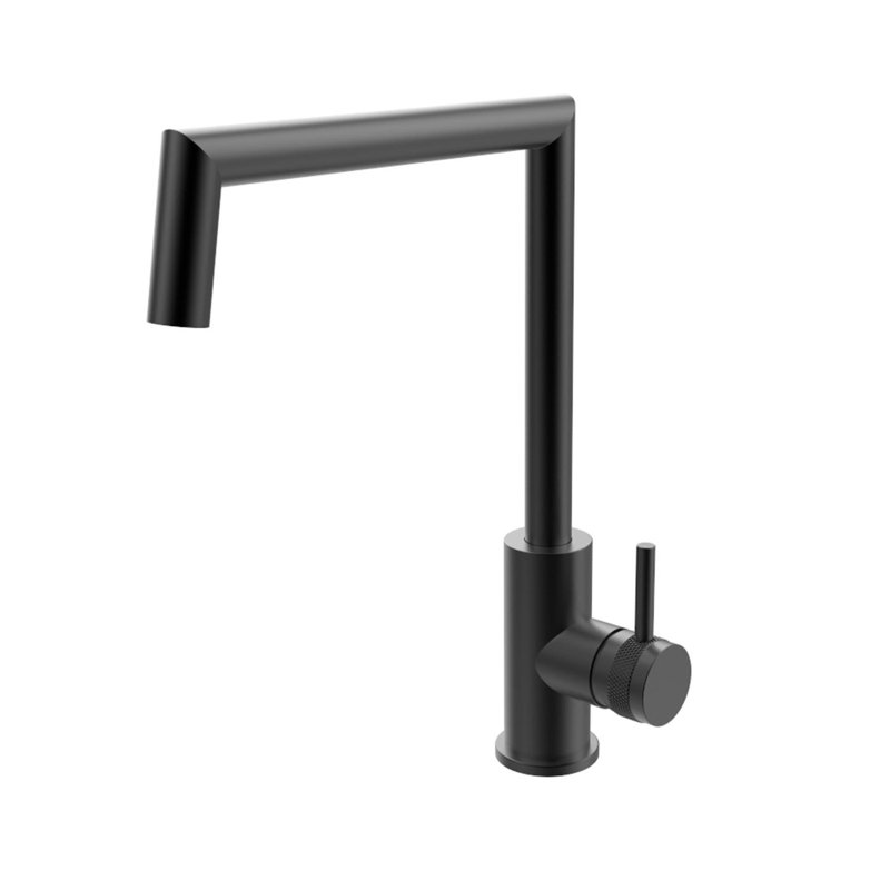 DAX Touchless Kitchen Faucet Side Spray, Mattle Black