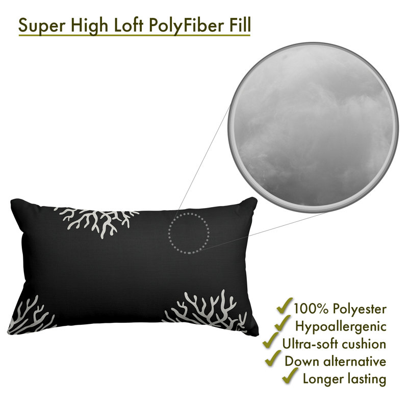 Coussin Dryden, Noir