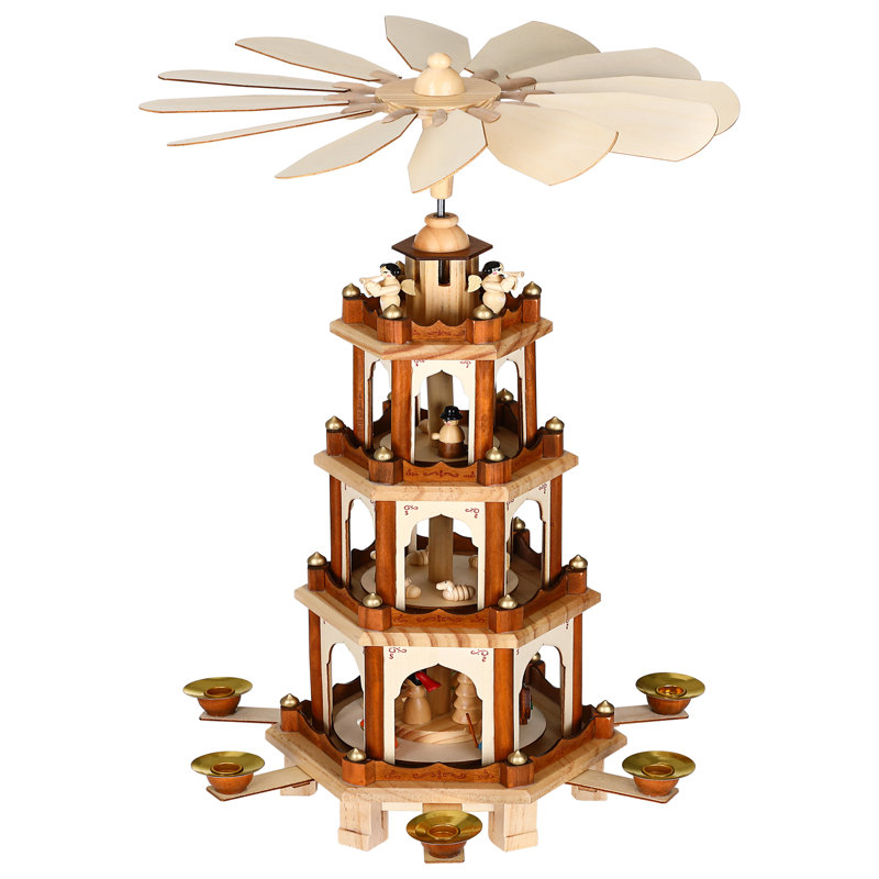 Tabletop Candelabra, Brown