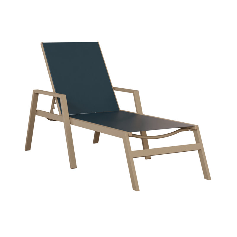 Méridienne Colella, Oak Wood Vein, Bleu très foncé