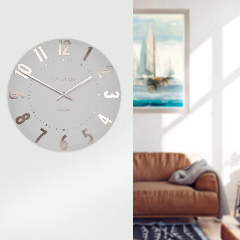 Mulberry Metal Wall Clock, Small, Blue