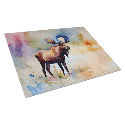 Moose Glass Cutting Board Large