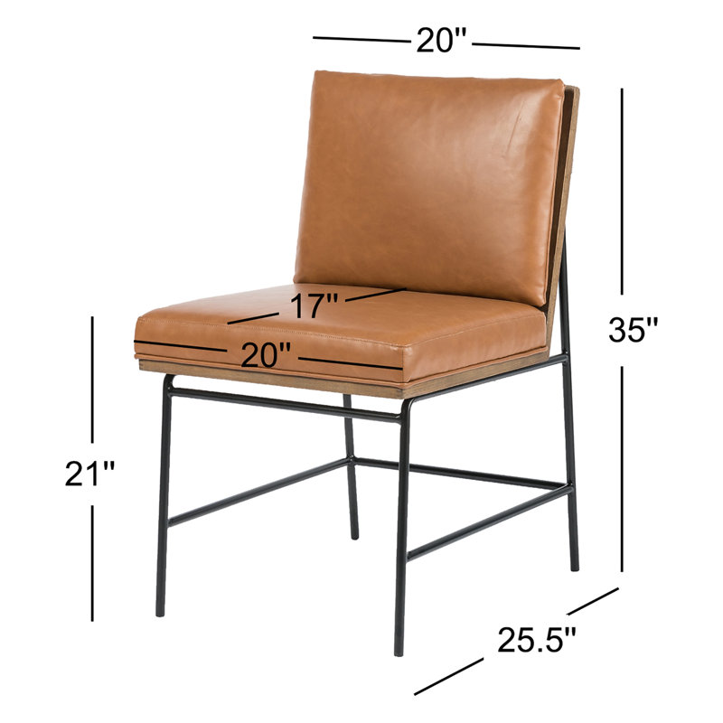 Crete Polyester Blend Upholstered Side Chair, Sierra Butterscotch/Amber Oak