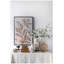 Vase cylindrique en céramique 7 7 po x 7,9 po x 13,8 po avec motif botanique brun