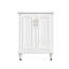 Banc de rangement blanc en bois manufacturé