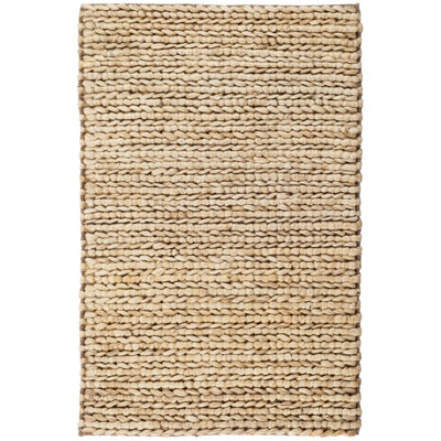 Jute Woven Natural Hand-Woven Jute Rug